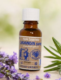 Huile essentielle de Lavandin 20 ml avec Compte-gouttes