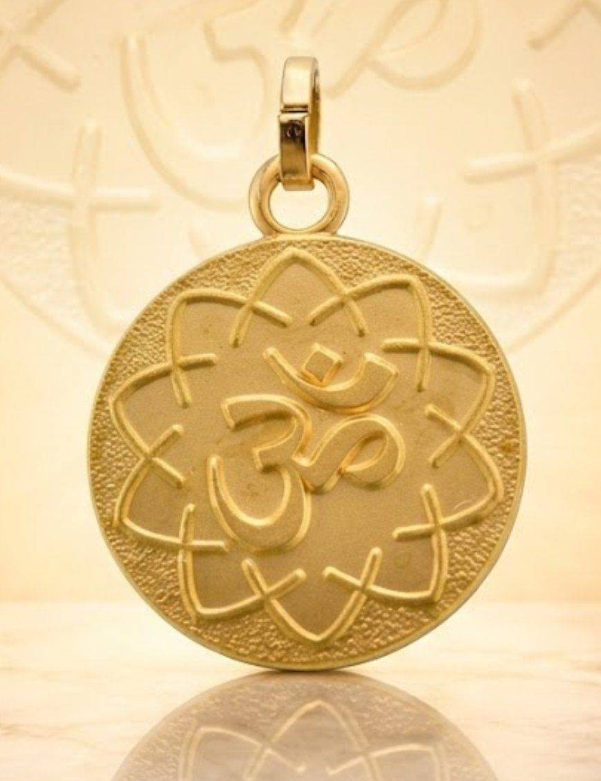 Pentacle Om - Médaille talismanique - 3cm