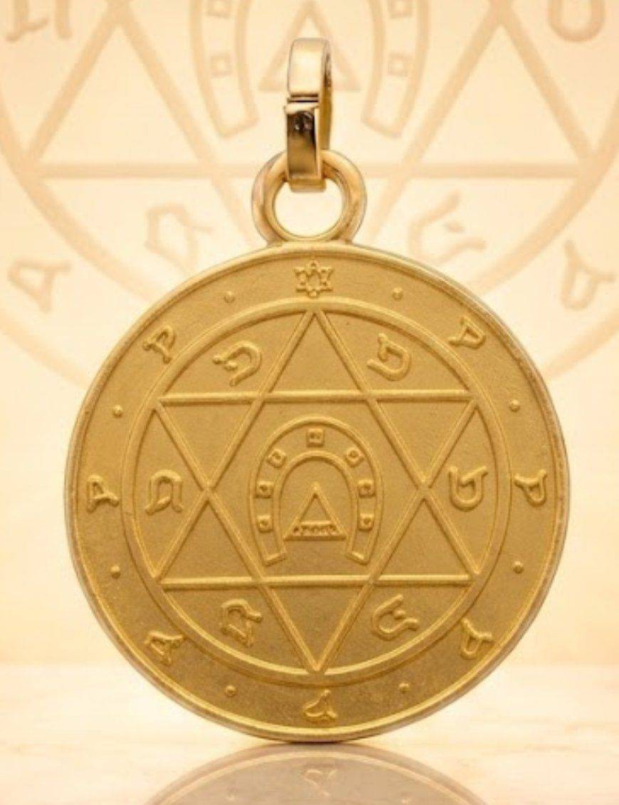 Pentacle de la chance - Médaille talismanique - 3cm