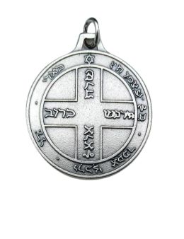 Pentacle de Jupiter - Médaille talismanique - Argenté - 3cm