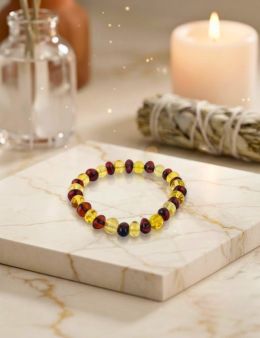 Bracelet Ambre - 8 mm 