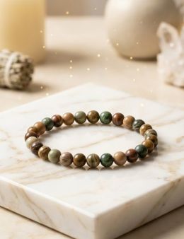 Bracelet Liberite perles 6mm