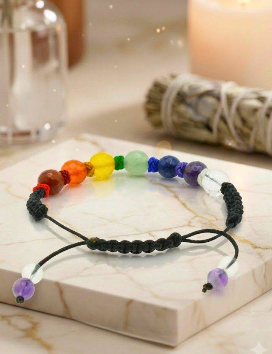 Bracelet macramé Chakra