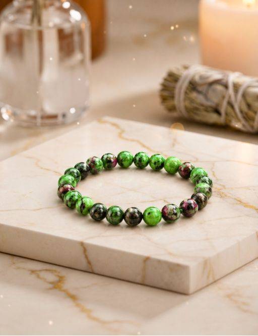Bracelet perles 8mm - Jade Néphrite