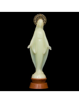 Statue Vierge Miraculeuse fluo 12 cm