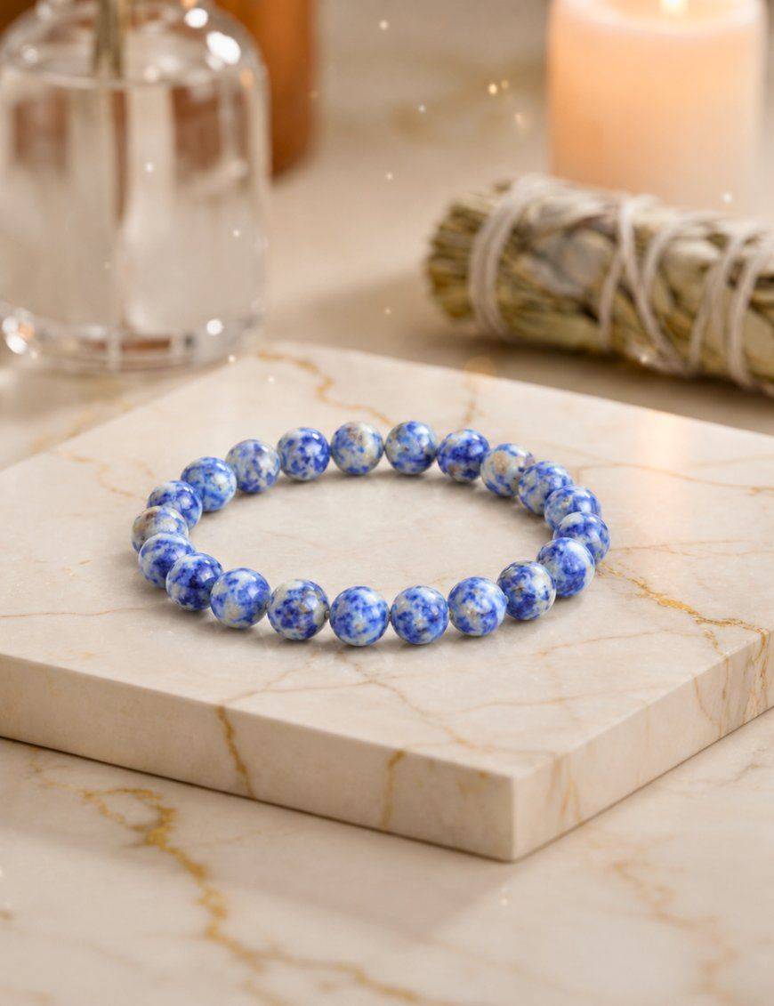 Bracelet perles 8mm - Sodalite 
