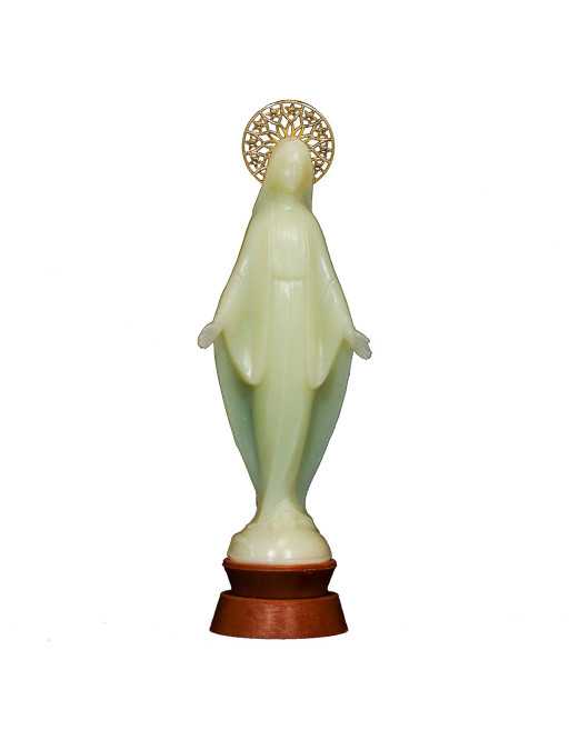 Statue Vierge Miraculeuse fluo 12 cm Statue Vierge Miraculeuse fluo 12 cm