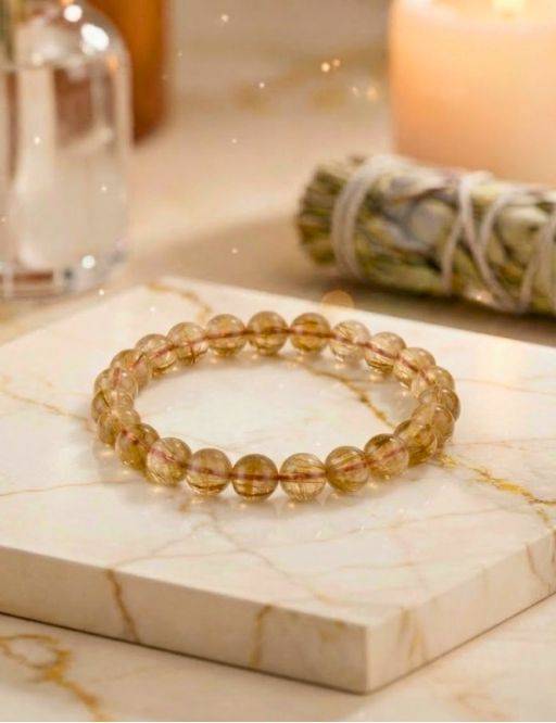 Bracelets perles - 8 mm - Citrine