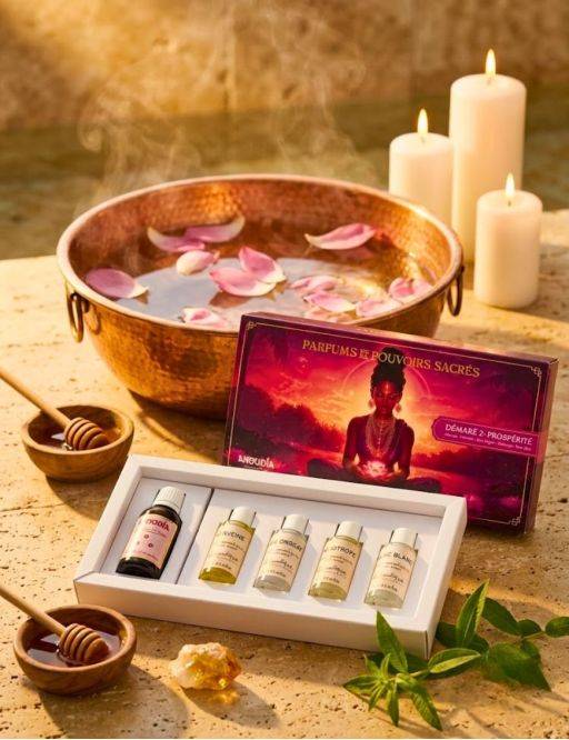 Bain Démaré - Succès et Réussite - 2e bain - Coffret de Parfums Anoudia