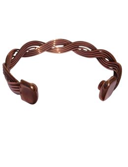 Bracelet Magnétique en Cuivre – Onde Infinie
