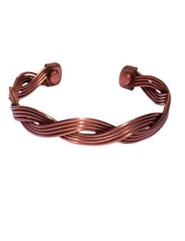 Bracelet Magnétique en Cuivre – Onde Infinie