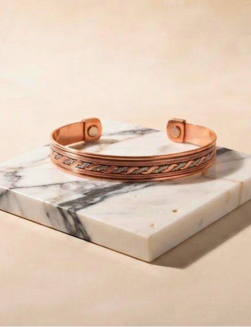 copy ofBracelet magnétique en cuivre Éléphants Porte-Bonheur, chance et sagesse