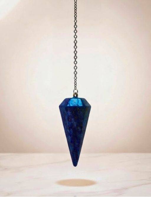 Pendule divinatoire Lapis-Lazuli conique 3.5 cm | Intuition & radiesthésie