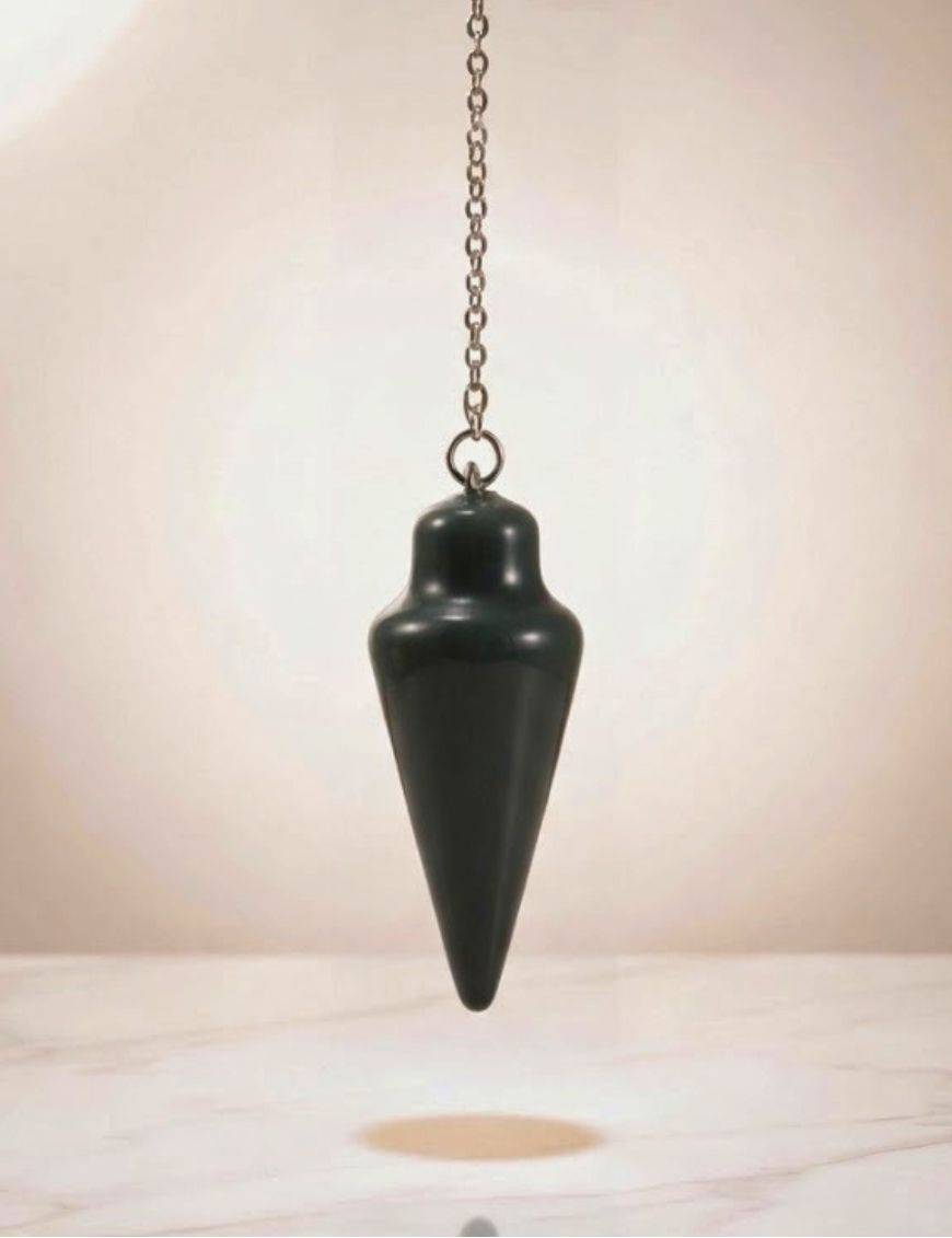 Pendule divinatoire Obsidienne noire conique 3cm | Introspection