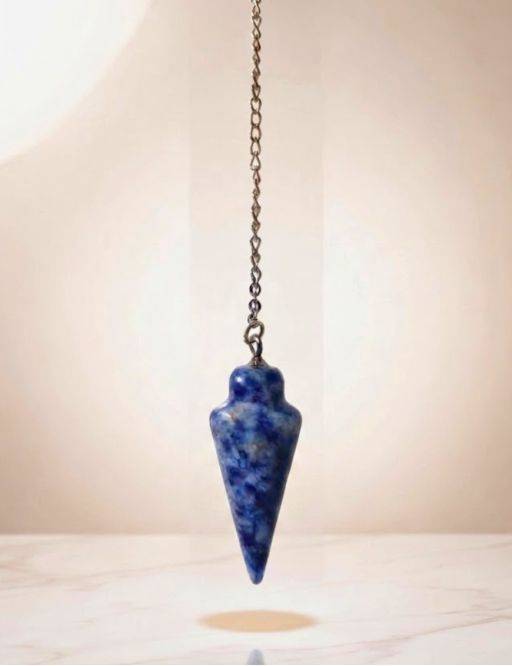 Pendule divinatoire Sodalite conique 3cm | Clarté & radiesthésie