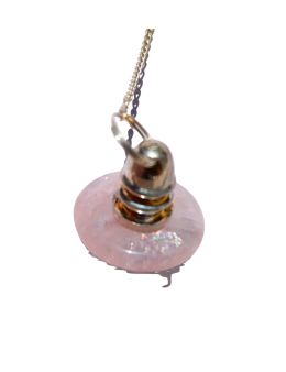 Pendule divinatoire - Donut Quartz rose
