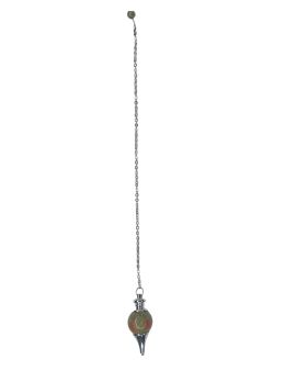 Pendule Goutte Unakite 4cm