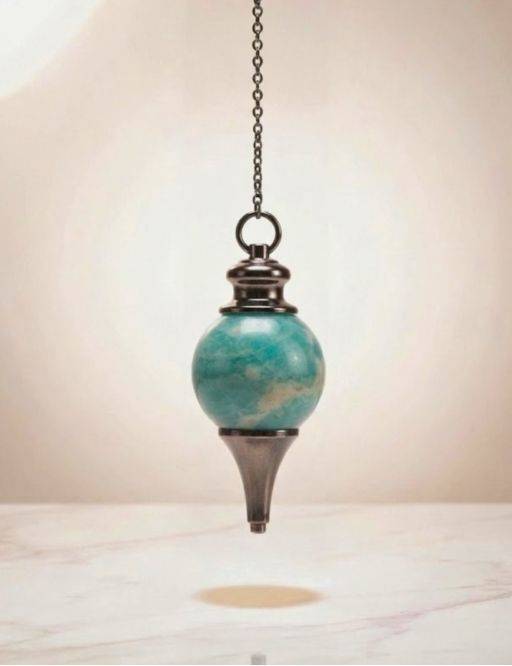Pendule amazonite : espoir & radiesthésie intuitive