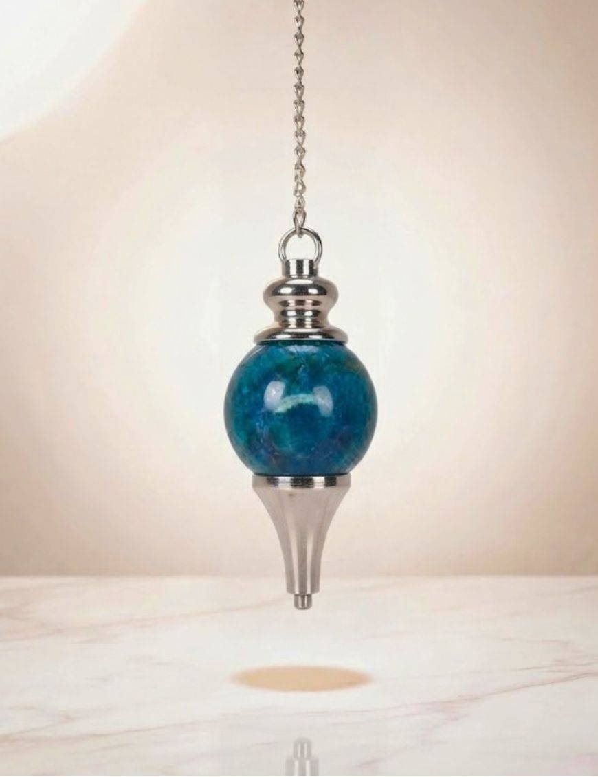 Pendule apatite : clarté mentale & radiesthésie