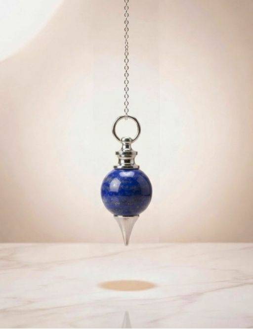 Pendule lapis-lazuli : spiritualité & intuition sacrée& radiesthésie