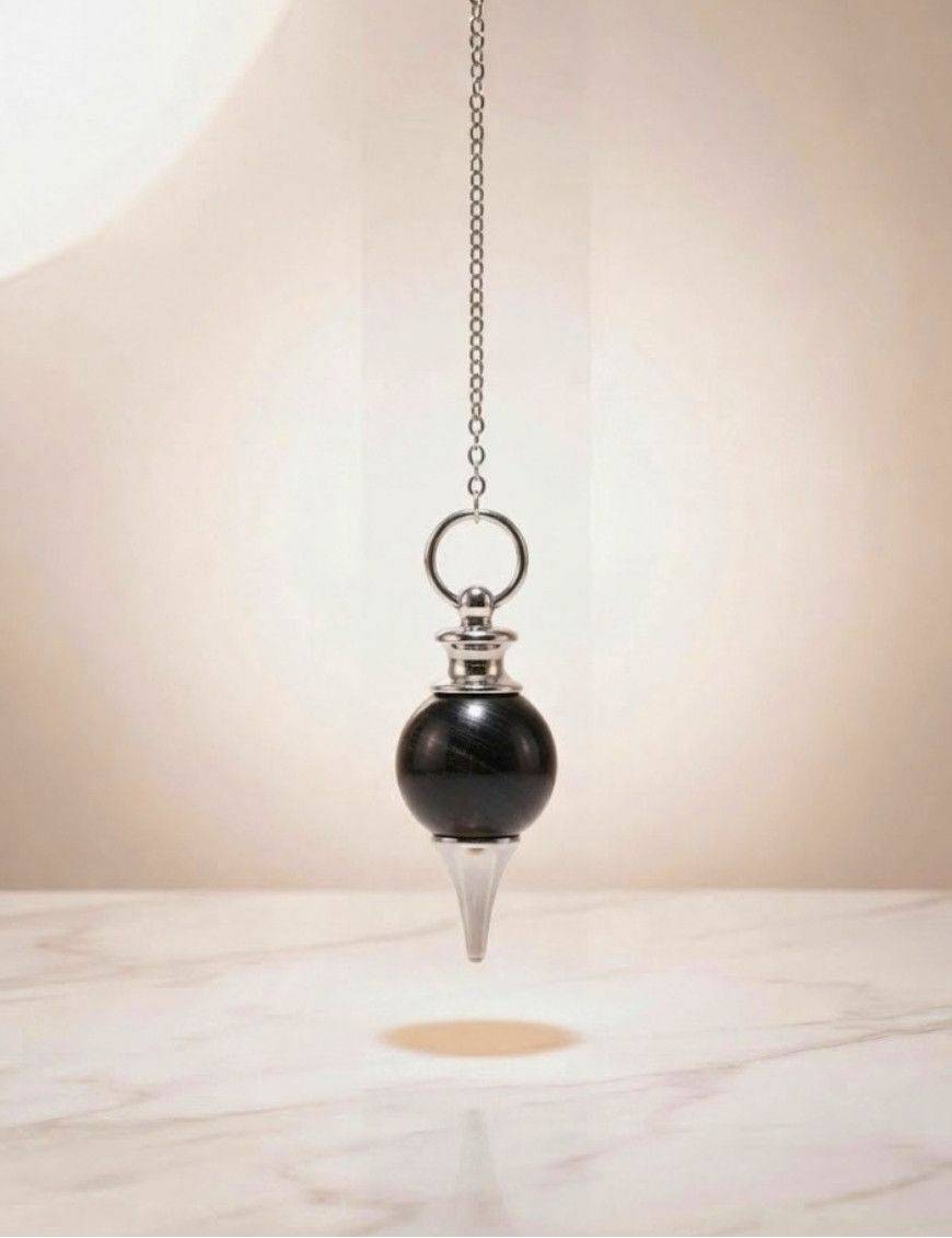 Pendule tourmaline noire : protection & ancrage