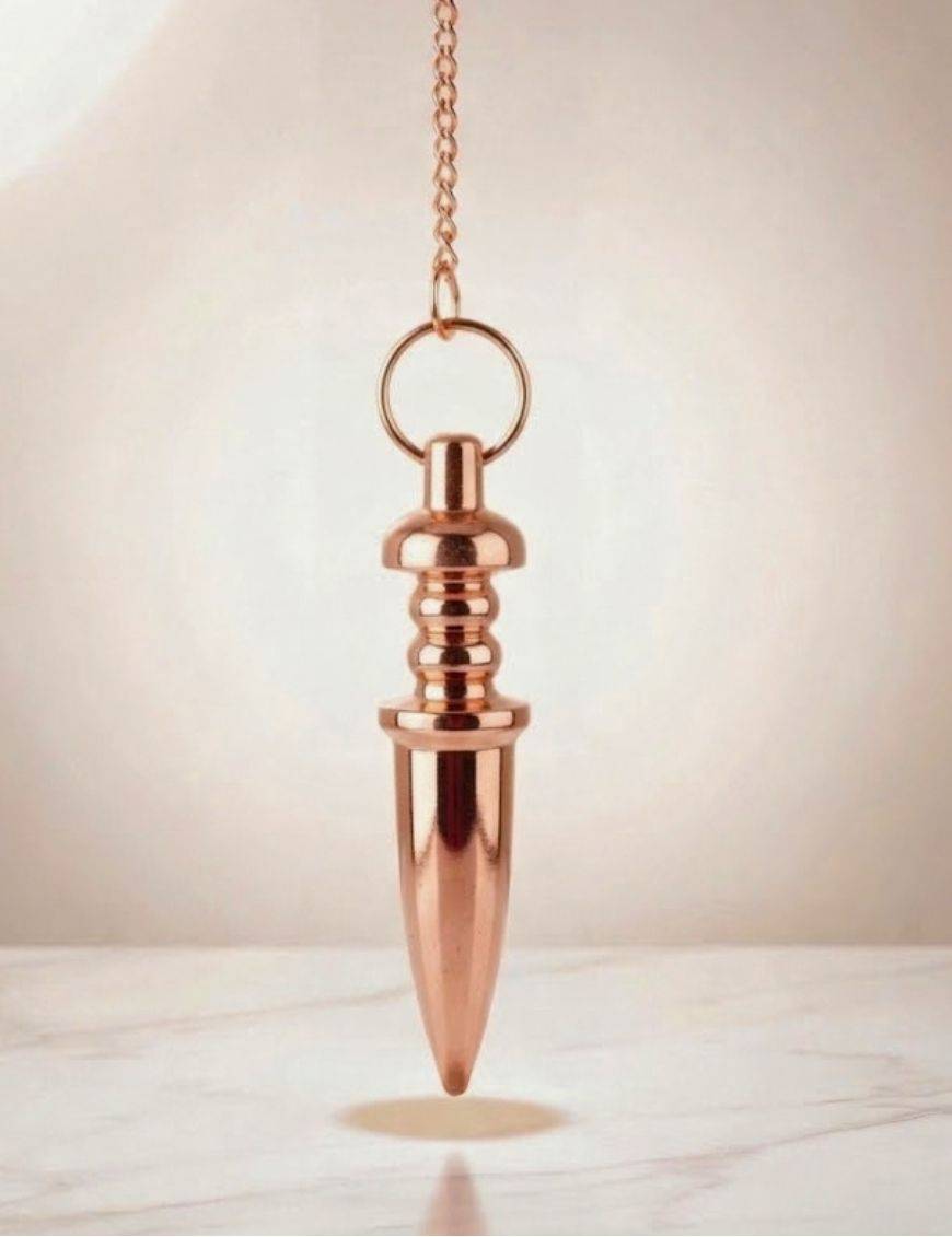 Pendule égyptien métal avec chaîne - Radiesthésie