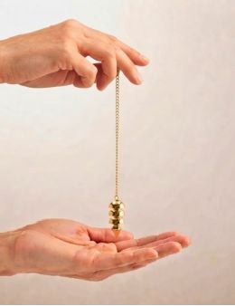 Pendule de Radiesthésie Osiris Doré
