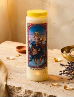 Neuvaine vitrail : Saint Christophe