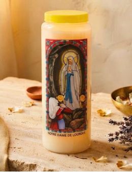 Neuvaine vitrail : Notre Dame de Lourdes