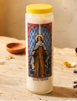 Neuvaine vitrail Sainte Thérèse : 9 jours de prière, roses
