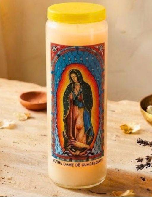 Neuvaine vitrail Notre Dame de Guadalupe : foi et paix