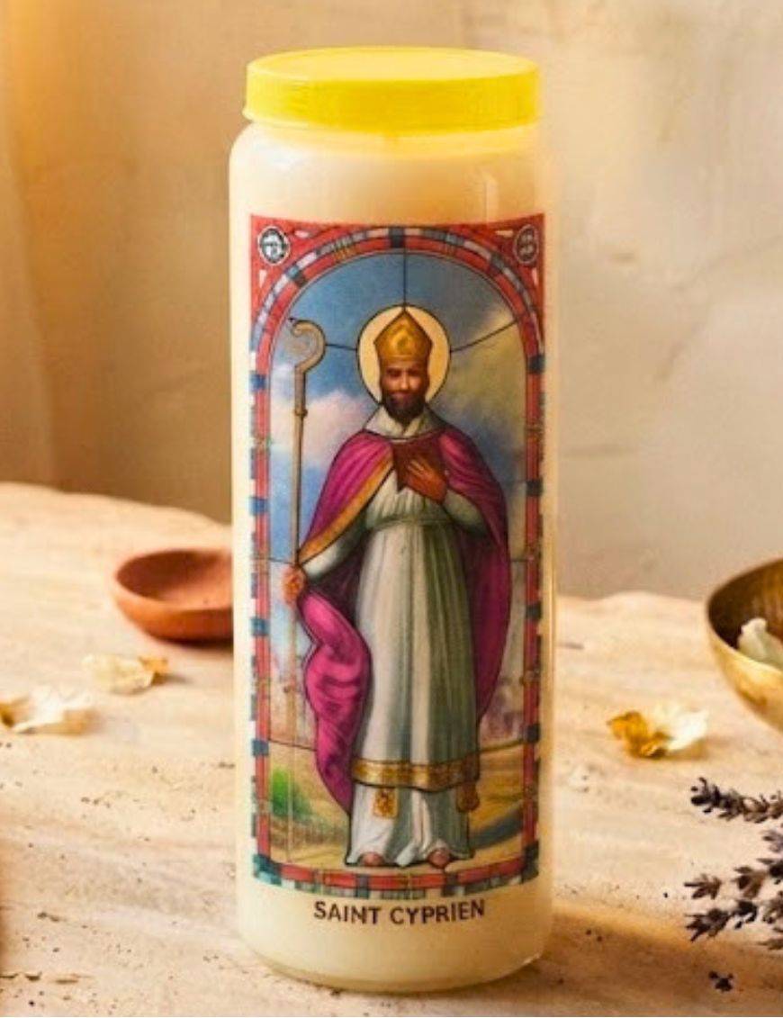 Neuvaine vitrail Saint Cyprien : 9 jours, libération et paix