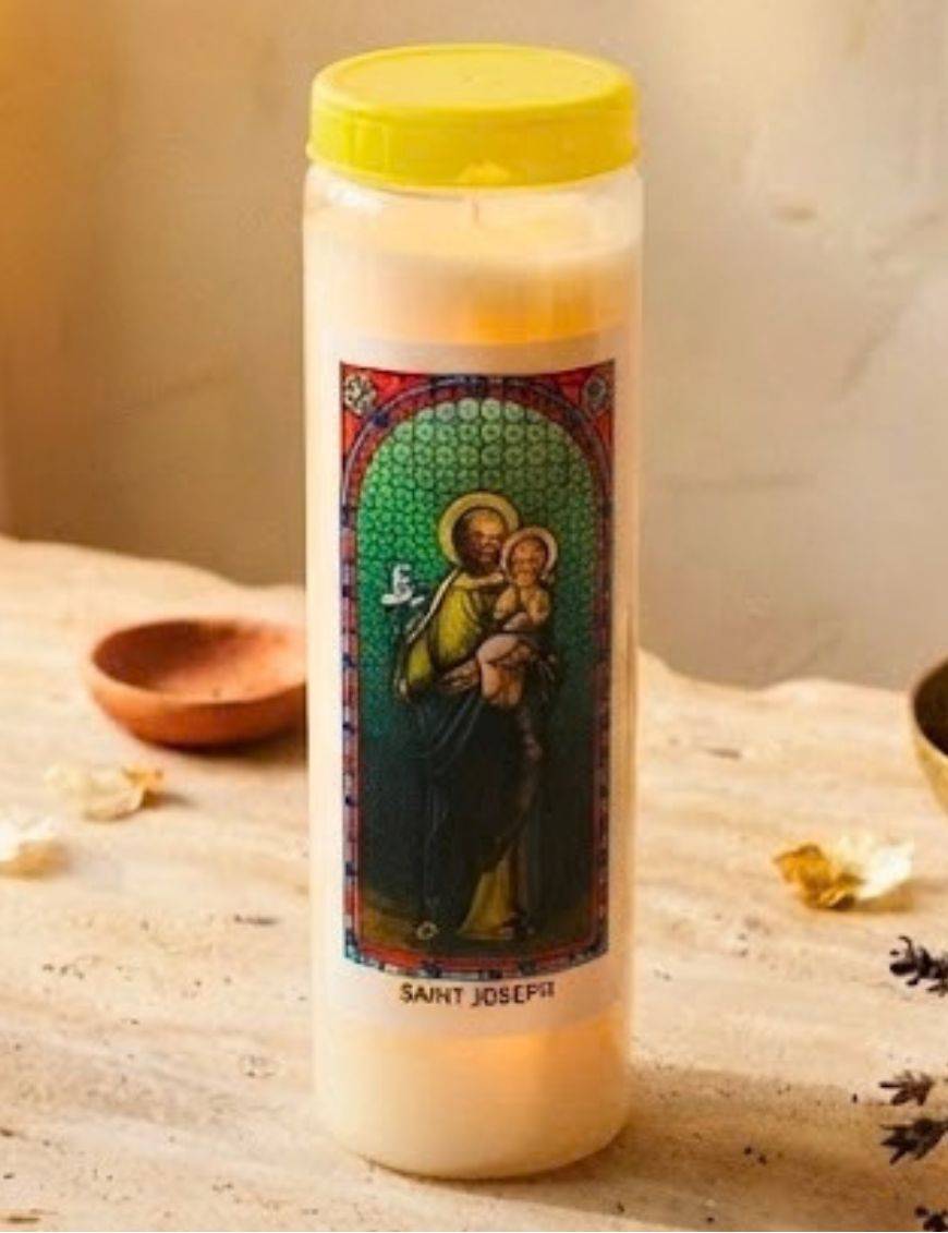 Neuvaine vitrail Saint Joseph : 9 jours, travail et foyer