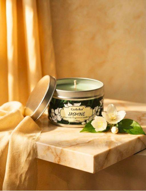 Bougie parfumée Goloka Jasmin 70g
