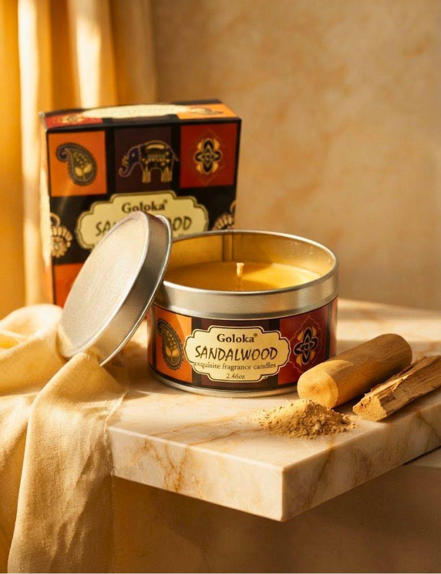 Bougie parfumée Goloka Bois de Santal 70g