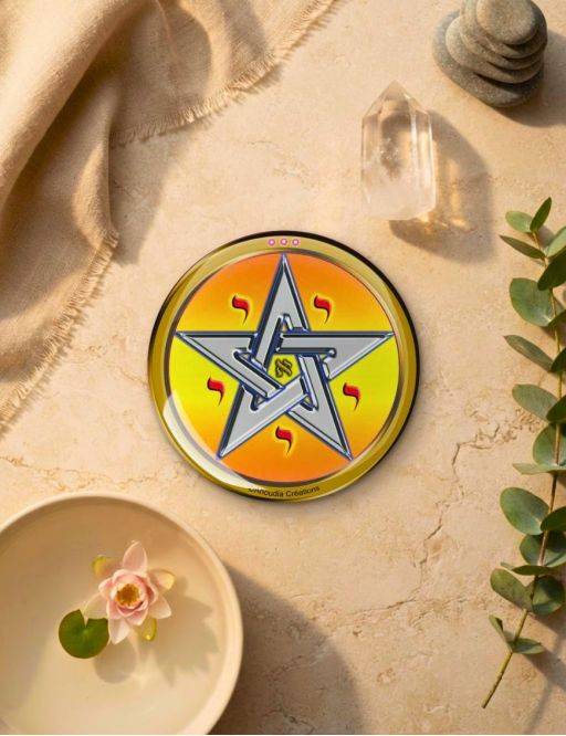 Pentagramme - Pentacle - Symbole 3D autocollant