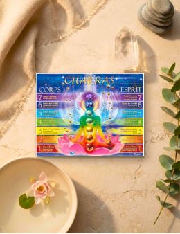 Planche des 7 chakras
