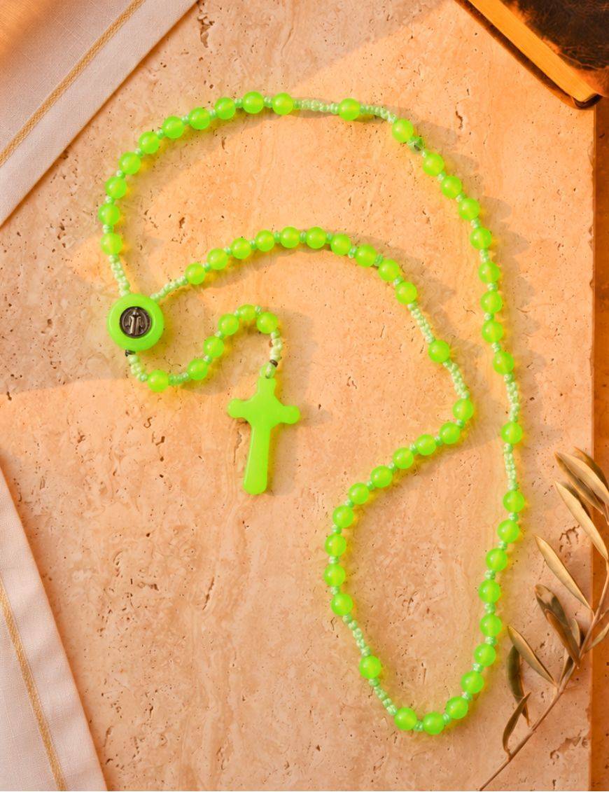 Chapelet corde lumineux saint Benoît, petit prix