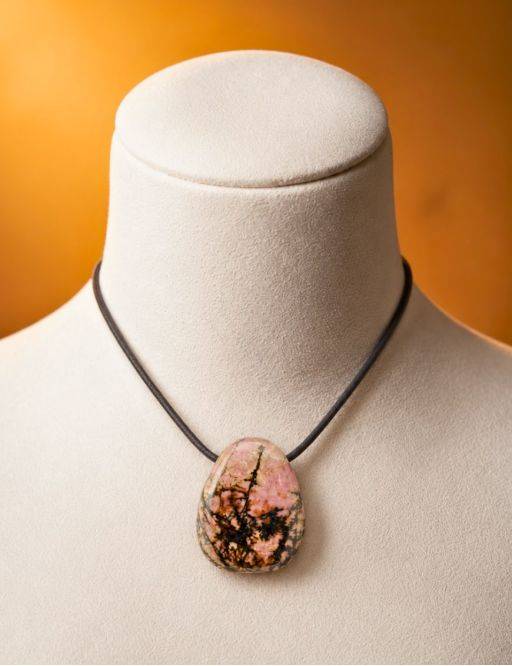 Pendentif Rhodonite