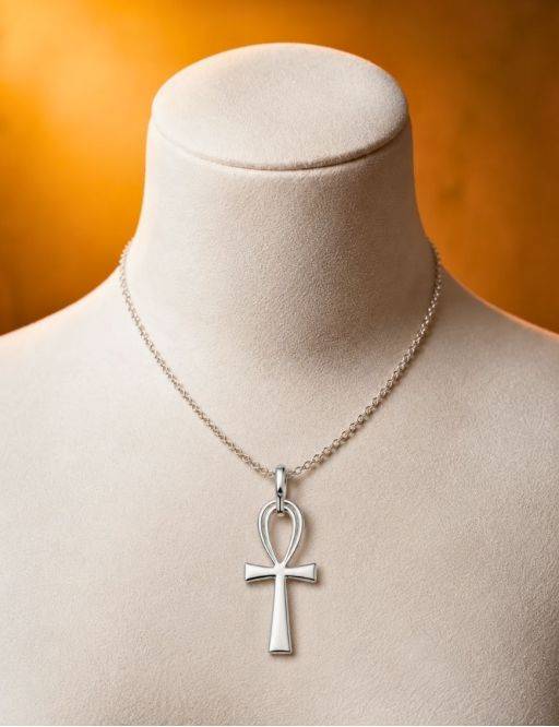 Pendentif argent Croix d'Anck