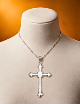Pendentif croix argent 925