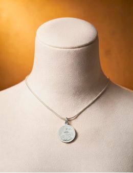 Médaille Saint Michel en argent 925 | 22 mm, protection