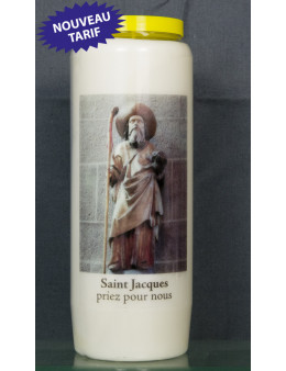 Bougie de neuvaine St Jacques
