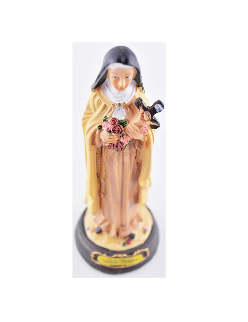 Statue résine peinte à la main Sainte Thérèse