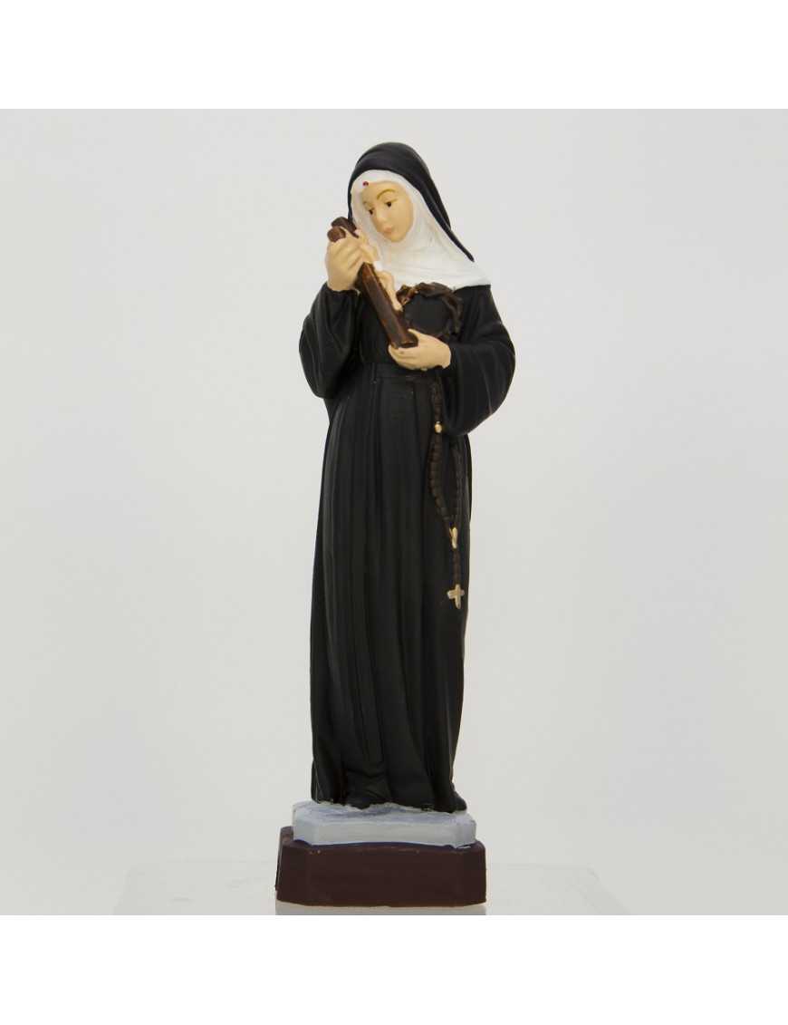 Statue Sainte Rita - résine peinte 20 cm