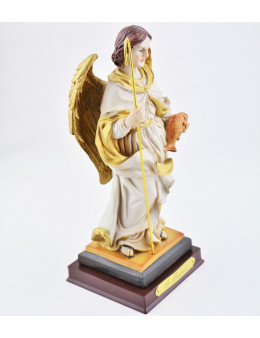 Statue Saint Raphael en résine 24 cm