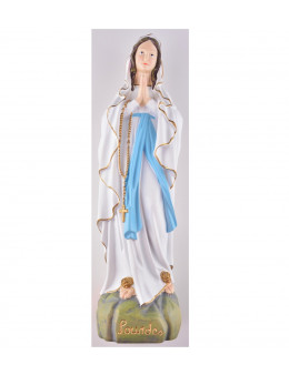 Statue Notre-Dame de Lourdes en résine 40 cm