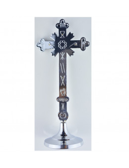 Crucifix métal 18 cm