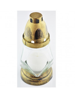 Lanterne en verre losange rechargeable