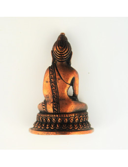 Statue cuivre rouge Bouddha 8,5 cm